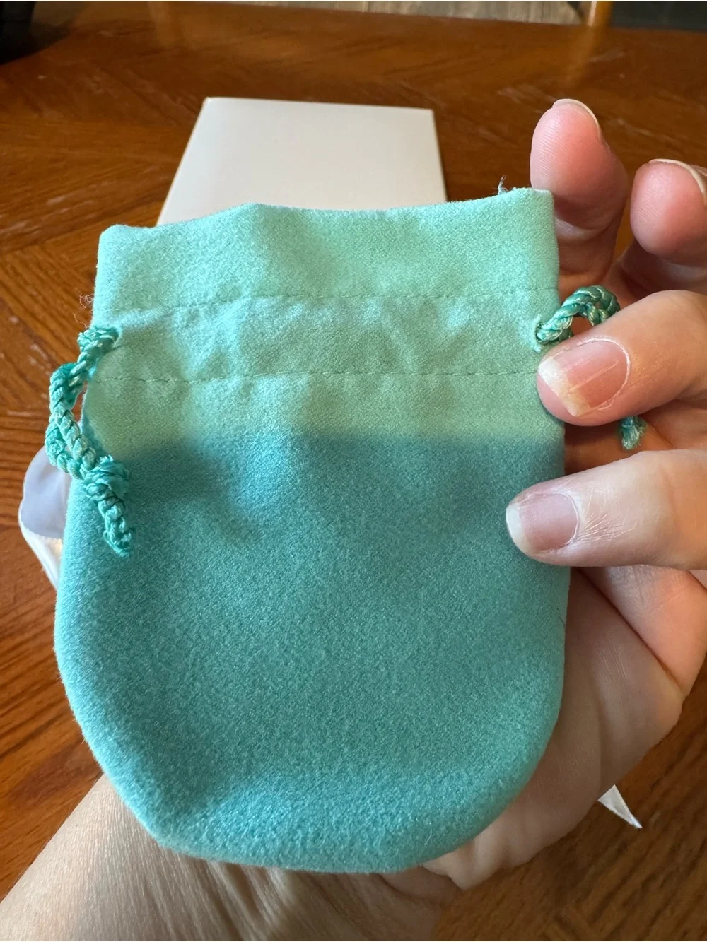 Tiffany & Co. Jewelry Box, Pouch & Ribbon